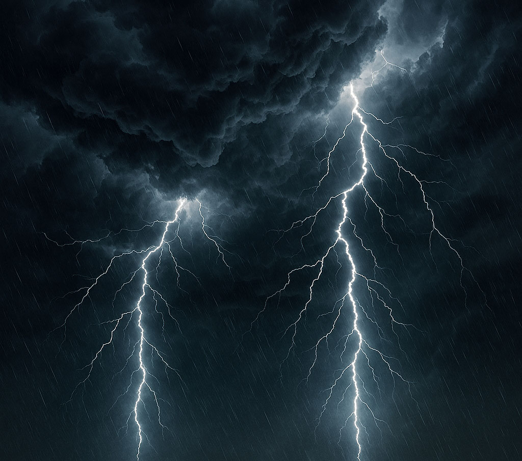 Severe storms can damage transmission lines or cause local power outages.