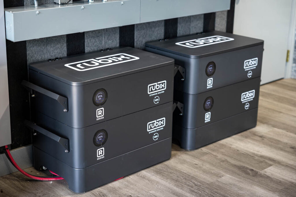 2 R Series batteries installed