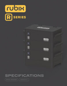 2026 Rubix R-Series 24 Spec Sheet