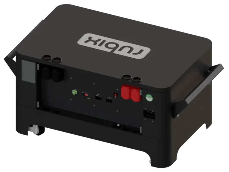 single r-series battery. rear view without cover