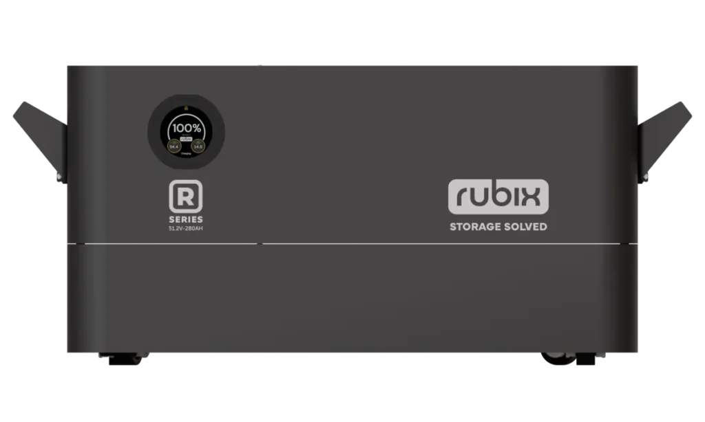 single r-series battery. front view