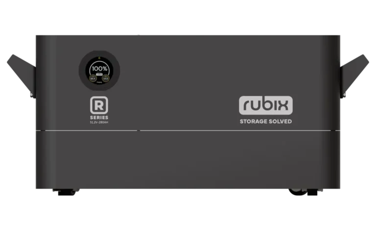 single r-series battery. front view