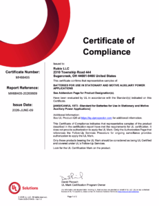 stack series ul 1973 certification pdf cover
